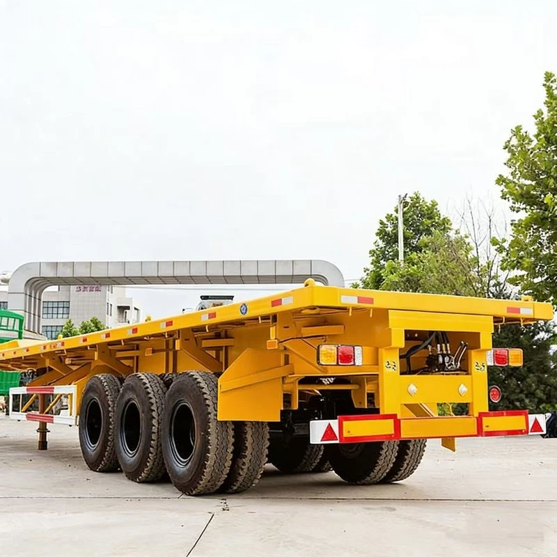 Semi-karru ta' Dump Flatbed